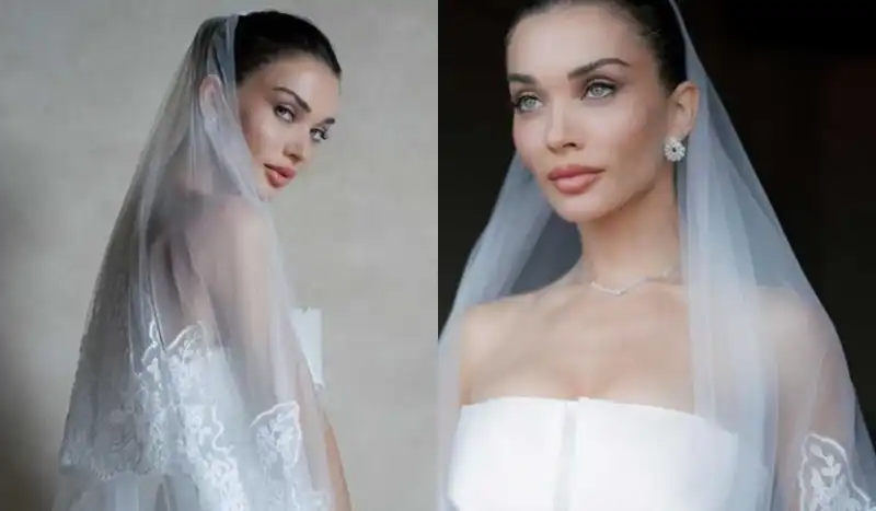 Amy Jackson drops stunning NEW pics from her wedding; fans hail her as real-life angel