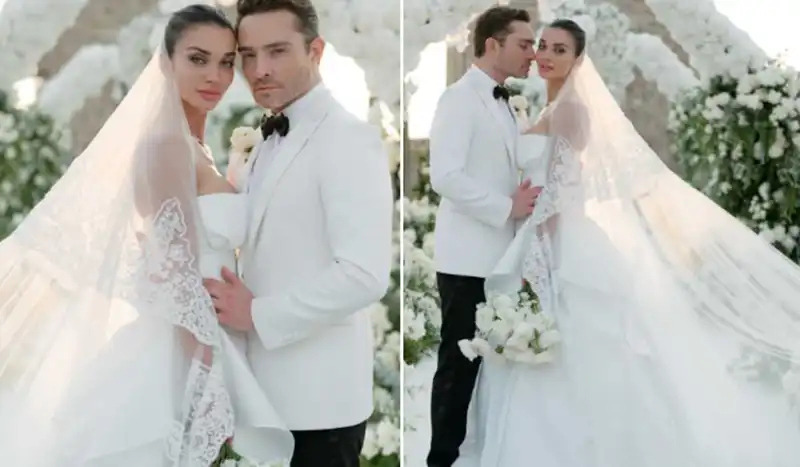 Amy Jackson & Ed Westwick get married in Italy; couple share their first photos of their dream wedding