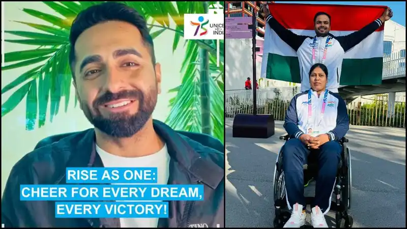 Ayushmann Khurrana and UNICEF - Paris 2024 Paralympic Games