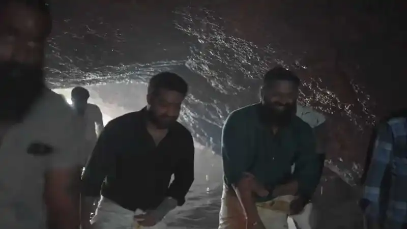 Jr NTR and Rishab Shetty at Keshavanatheshwara Temple