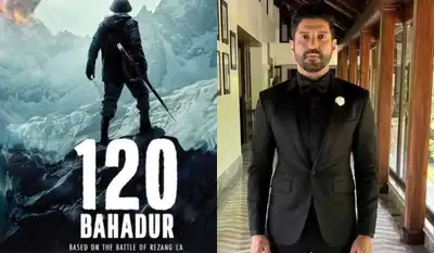 120 Bahadur: Farhan Akhtar pays tribute to heroes of Rezang La on 62nd anniversary; looks fierce as Major Shaitan Singh in new poster