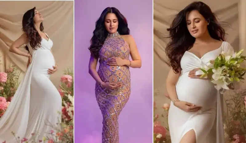 After Deepika Padukone, its Yuvika Chaudhary who has managed to stun everyone with her maternity photoshoot