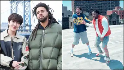 'BTS in the flesh while they flop'! J. Cole name-drops K-pop icons in Tee Grizzley's 'Blow for Blow', ARMY cheer