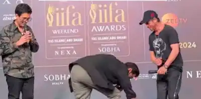 Rana Daggubati touches Shah Rukh Khan’s feet at IIFA 2024 pre-event; says ‘We are South Indian..’