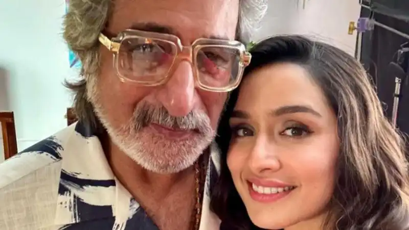 Shraddha and Shakti Kapoor