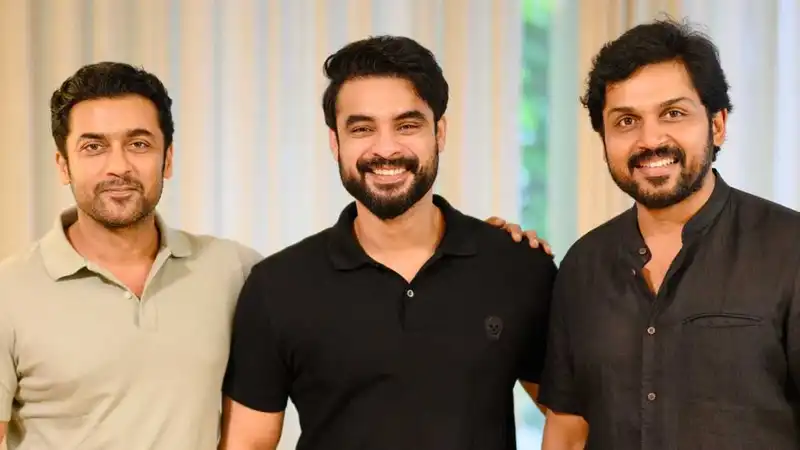 Suriya, Tovino Thomas and Karthi