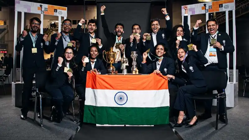 Team India at Chess Olympiad 2024