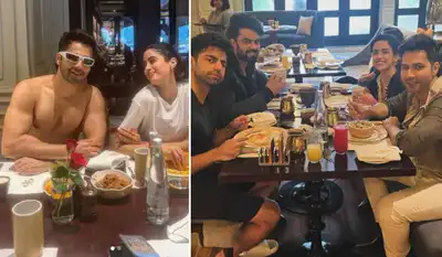 Varun Dhawan poses with Janhvi Kapoor for ‘breakfast’, only to be corrected by his Sunny Sanskari Ki Tulsi Kumari co-star