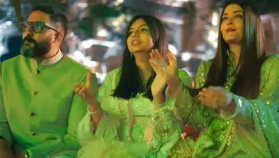 Aishwarya Rai, Abhishek Bachchan and Aaradhya's fun candid moment from Ambani wedding documentary amid divorce reports goes viral