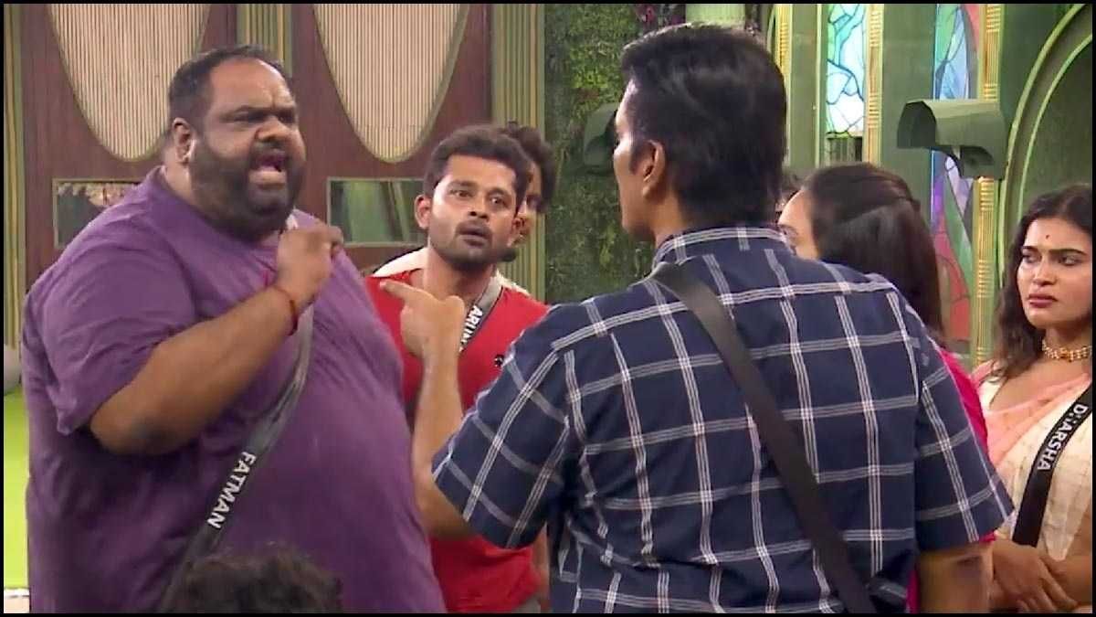 Bigg Boss Tamil Season 8 promo ‘Fatman’ Ravinder and Ranjith lock