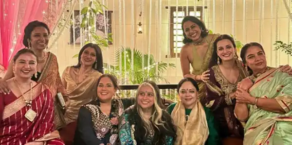 INSIDE Dia Mirza's Diwali celebration with Shabana Azmi, Richa Chadha, Divya Dutta, Konkona Sen Sharma, and others