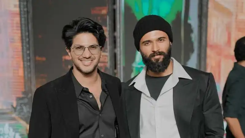 Dulquer Salmaan and Vijay Deverakonda