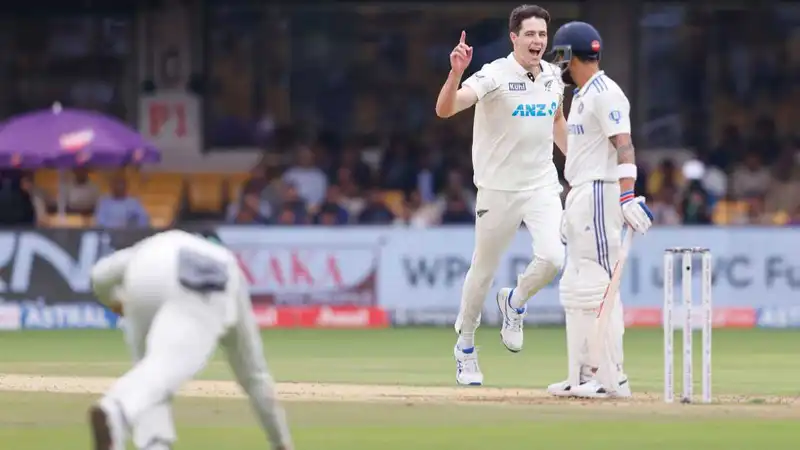 <p>IND vs NZ - Chinnaswamy pitch (BLACKCAPS Twitter)</p>