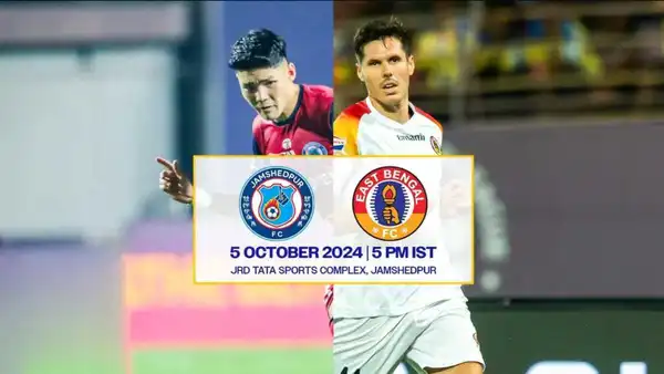 JFC vs EBFC, ISL 2024-25: Where can fans watch Jamshedpur FC vs East Bengal FC on TV, OTT and more