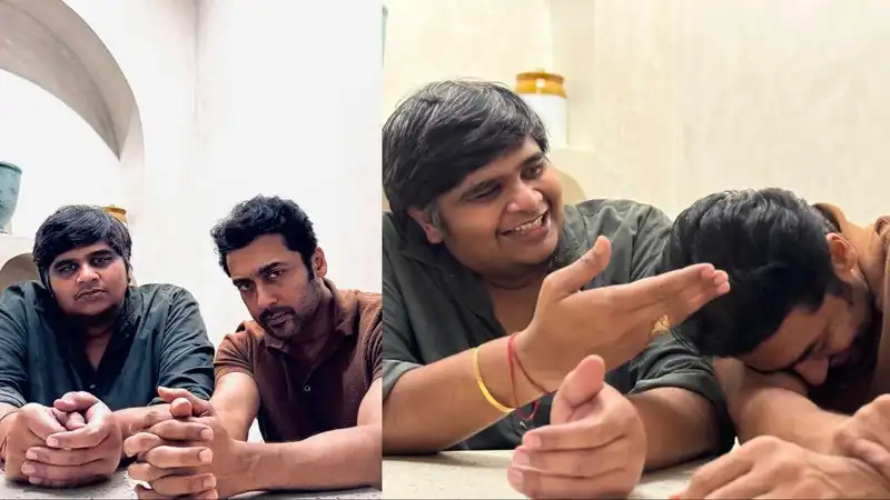 Karthik Subbaraj with Suriya