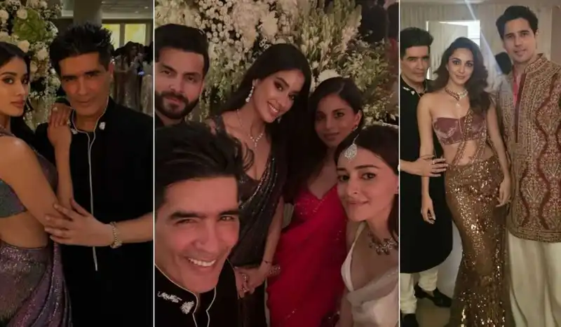 Manish Malhotra's Diwali party: Varun Dhawan-Natasha Dalal, Shahid Kapoor-Mira Rajput, Sidharth Malhotra-Kiara Advani and other Bollywood couples steal the spotlight (PC: Pallav Paliwal/  HTCity)&nbsp;