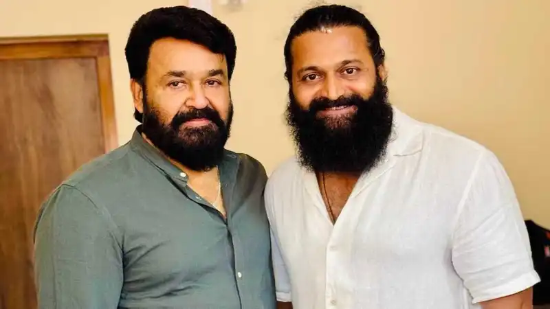 Mohanlal with Rishab Shetty.