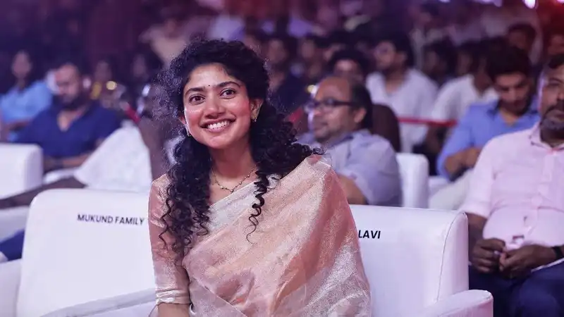 Sai Pallavi during Amaran audio launch.