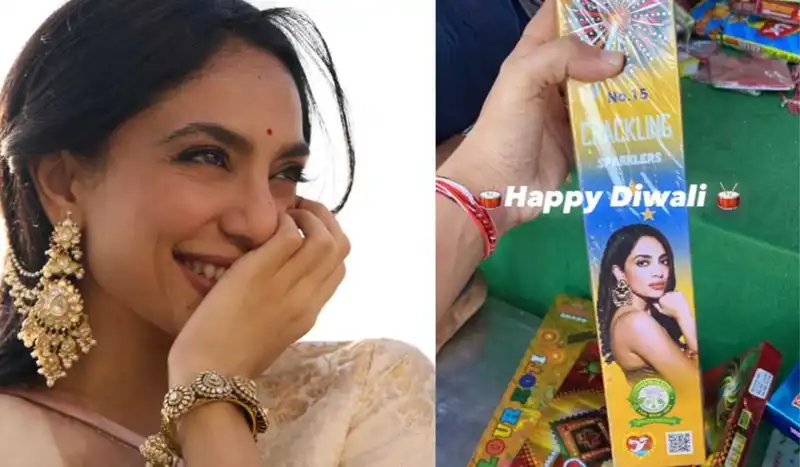 THIS is how Sobhita Dhulipala reacted after she found herself on the cover of a Diwali sparkler!