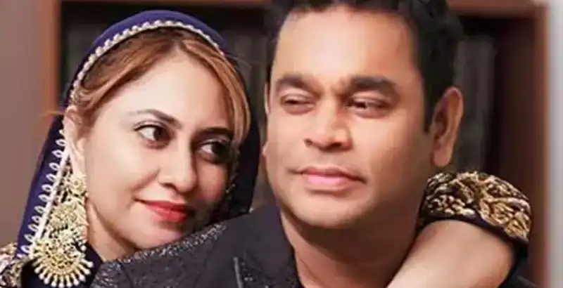 AR Rahman and Saira Banu