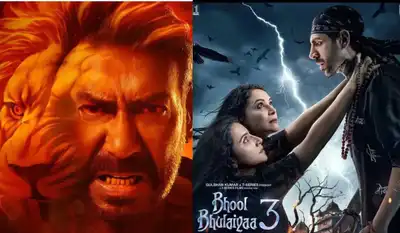 Bhool Bhulaiyaa 3 vs Singham Again box office collections day 7: Kartik Aaryan's film overtakes Ajay Devgn-starrer