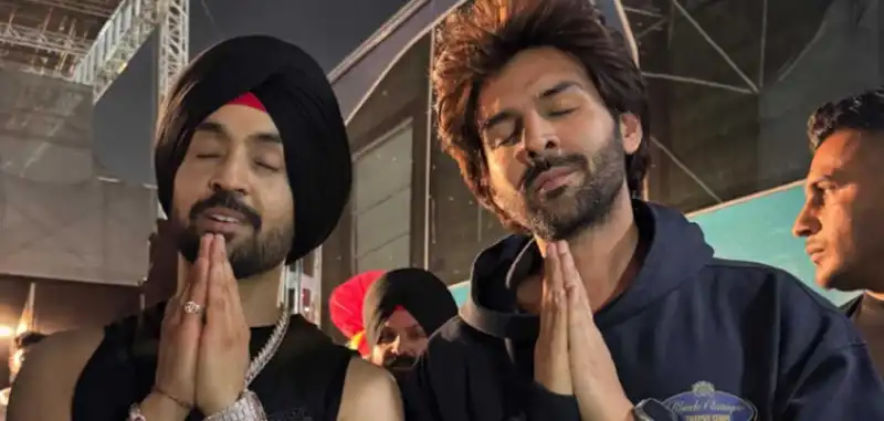 Kartik Aaryan and Diljit Dosanjh