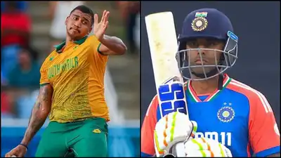 IND vs SA: Patrick Kruger sends back Suryakumar Yadav on the 11th ball of his 1st over