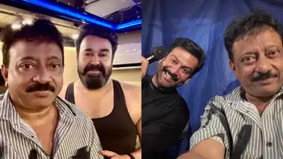 Ram Gopal Varma visits the sets of Mohanlal's L2 Empuraan; teases Prithviraj Sukumaran for ‘taking away his job’