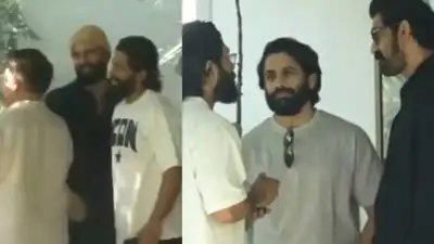 Pushpa 2 stampede case: Allu Arjun returns home after spending night in jail; Vijay Deverakonda, Rana Daggubati, and more visit his residence