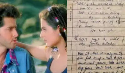 25 years of Kaho Naa Pyaar Hai: Hrithik Roshan shares prep notes of his debut film; says ‘Only thing I am relieved about is…’