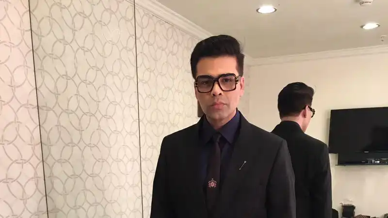 Karan Johar is the first guest on Shah Rukh Khan’s Ted Talks India: Nayi Soch. See pics