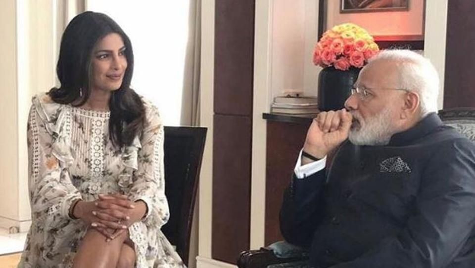 Priyanka Chopra Meets PM Modi In Berlin