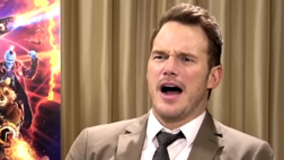 Watch Chris Pratt react to the Bappi Lahiri version of Guardians trailer