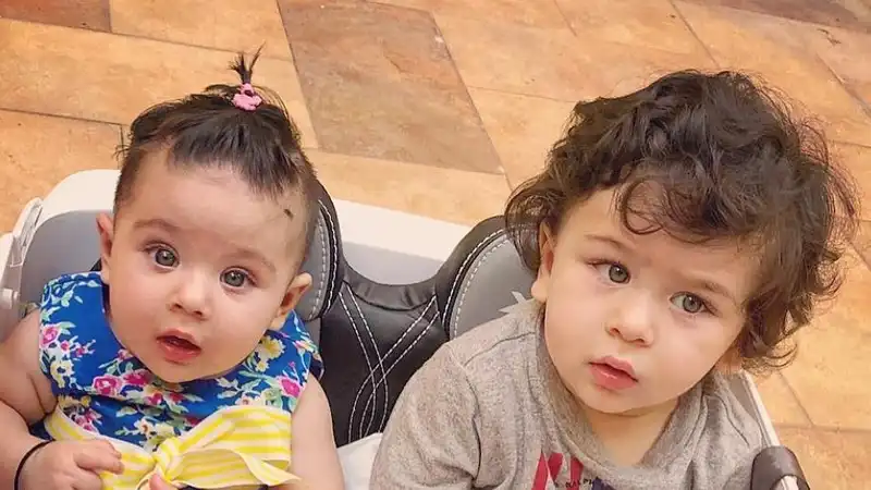 Taimur Ali Khan And Inaaya Enjoy Play Time With Soha Ali Khan By The Pool