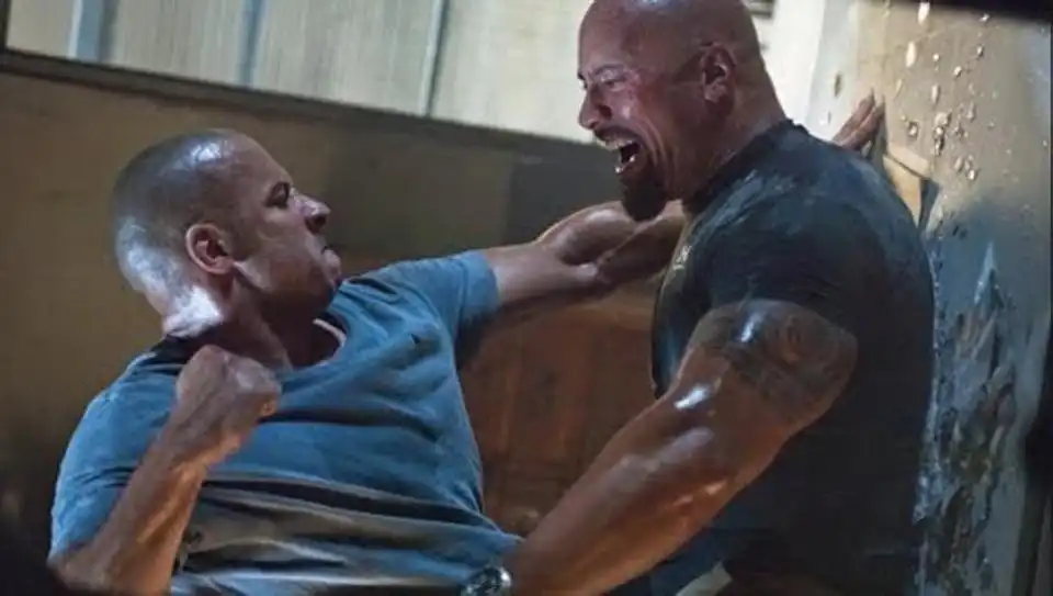 Vin Diesel and Dwayne 'The Rock' Johnson's feud was over 'who gets the hottest ...