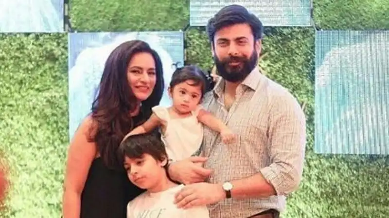 Fawad Khan Looks Bulked Up As He Poses For Pictures With His Family