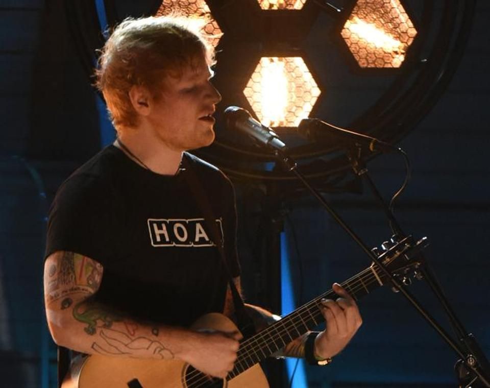 Basking in the success of Shape of You, Ed Sheeran is still thinking out loud