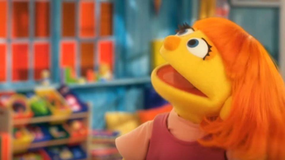 Meet Julia, Sesame Street's newest resident. She's autistic, and loves to sing