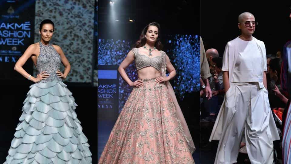 Kangana Ranaut, Malaika Arora, Tahira Kashyap Set The Ramp On Fire At Lakme Fashion Week