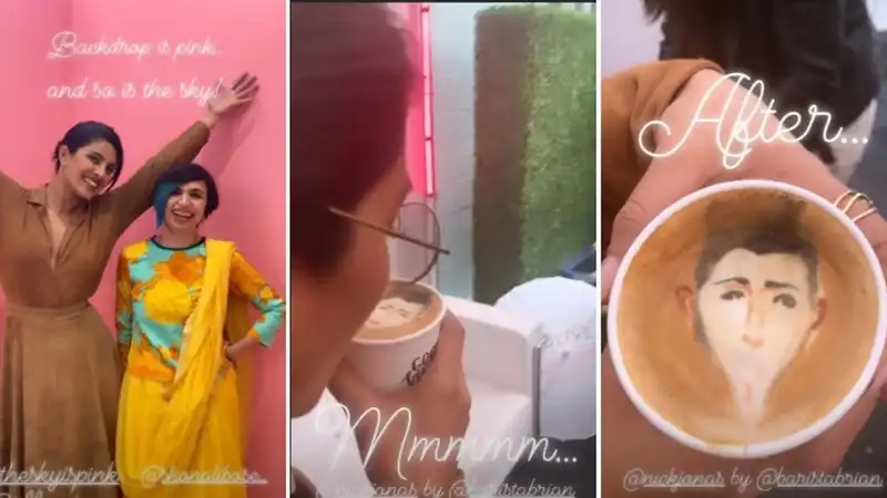 Priyanka Chopra Very Special Cup Of Coffee Has Nick Jonas' Face On It!