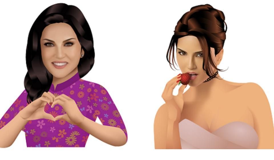 Sunny Leone launches her emojis on social media. See pics