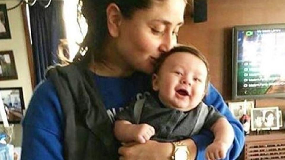 Taimur Ali Khan Enjoys A Lazy Afternoon On His Swing