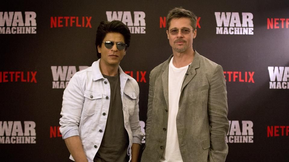 What Happened When Hollywood's King Brad Pitt And Bollywood's King SRK Joined Hands For War Machine In Mumbai?