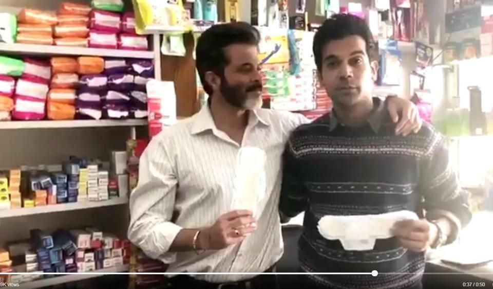 WATCH: Anil Kapoor Turns A Chemist Shop Owner And Rajkummar Rao A Customer For Akshay Kumar's PadMan Challenge!