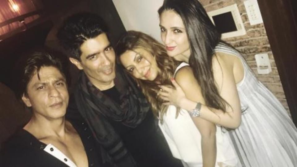 In Pictures: Shah Rukh Khan & Gauri Attend Manish Malhotra’s Party