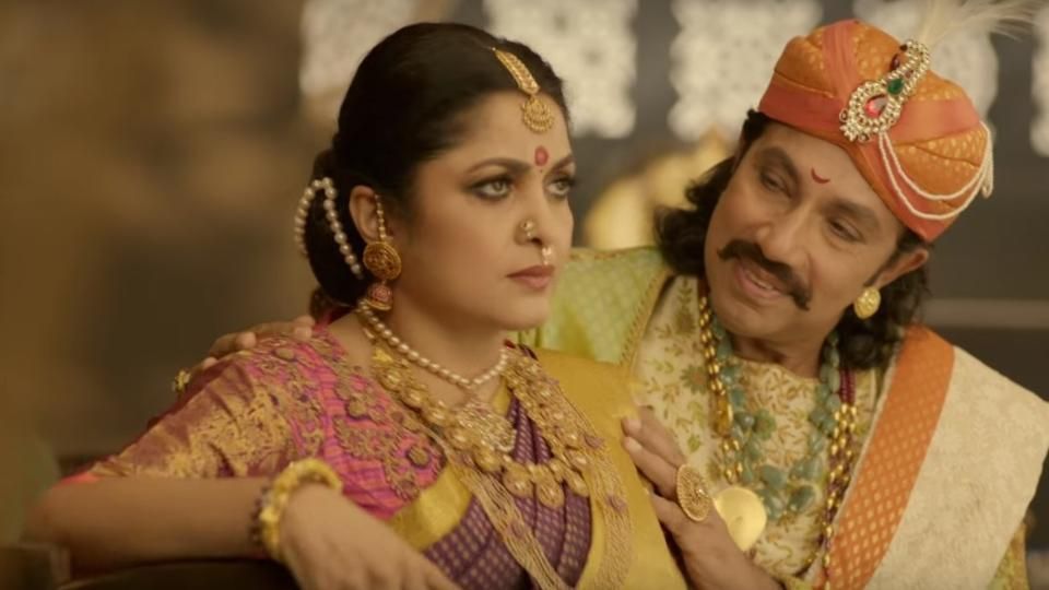 Baahubali 2: Now Sivagami and Kattappa play a much-in-love royal couple. Watch video