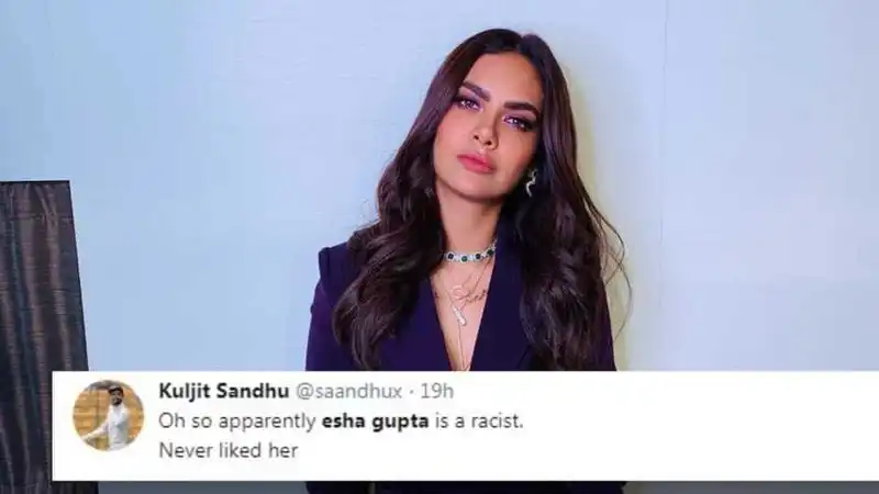 Twitter Slams Esha Gupta For Racist Comments Against Nigerian Footballer, Actor Apologises