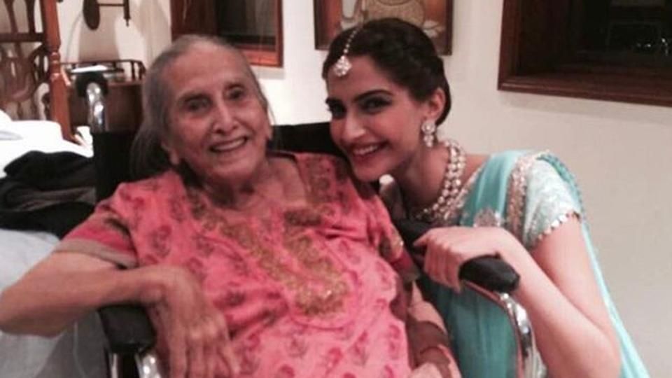 Sonam Kapoor's 89 Year Old Grand Ma Draupadi Hingorani Bhambani Passes Away