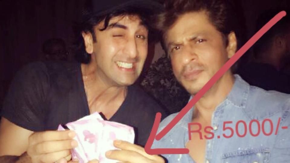 Shah Rukh Khan Has Finally Paid Ranbir Kapoor Rs 5000 For Suggesting 'Jab Harry Met Sejal' Title!