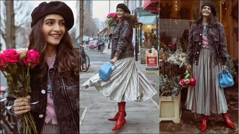 Sonam Kapoor Ahuja Flaunts Winter Fashion In Prada Sweater, Fendi Boots And Bhaane Jacket